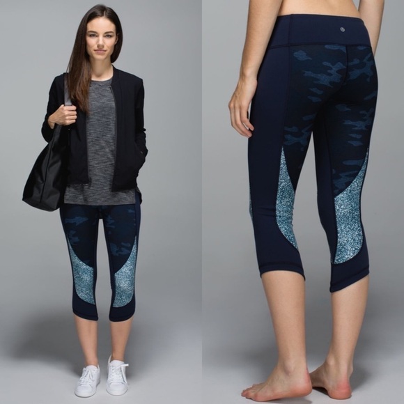 Lululemon Wunder Under Crop Leggings Sz 6 - Picture 1 of 14